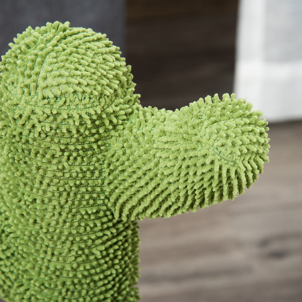 Griffoir pour chat d'intérieur en forme de cactus, arbre à chat en sisal résistant avec base, 40 x 40 x 65 cm, vert