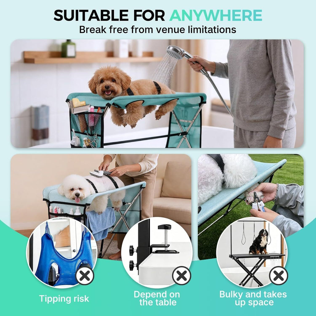 Detaching Pet Care Bed Shower Shelf